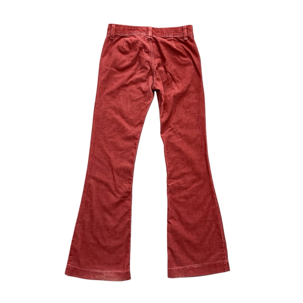 Vintage Juicy Couture Y2K Low Rise Chunky Coral Corduroy Flare Pants Rare Sample - Picture 15 of 16